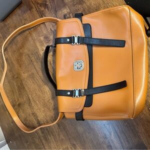 Stylish Tan Leather Men's Bag